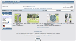 Desktop Screenshot of gravefinder.org